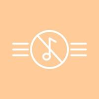 Music Disabled Vector Icon