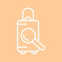 Find Luggage Vector Icon