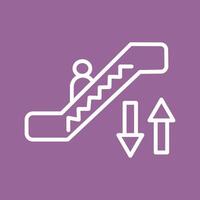 Escalator Vector Icon