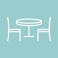 Dining Table I Vector Icon