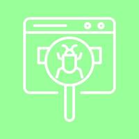 Web Bug Vector Icon
