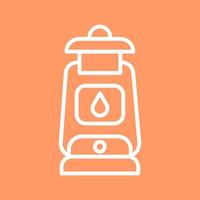 Oil Lamp Vector Icon