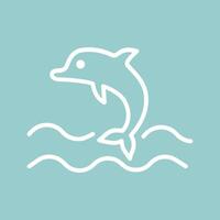 Dolphin Vector Icon