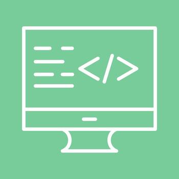 Coding Vector Icon
