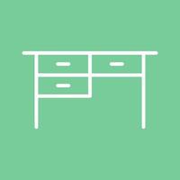 Table with Drawers II Vector Icon