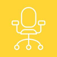 Revolving Chair Vector Icon