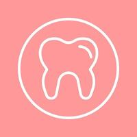 icono de vector de dientes