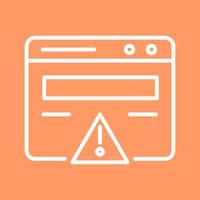 Web Error Vector Icon