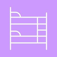 Bunk bed Vector Icon