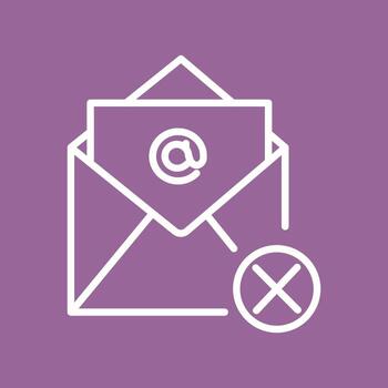 Not Accepted Vector Icon