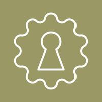 Key Hole Vector Icon