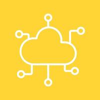 Cloud Computing Vector Icon