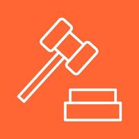 Gavel Vector Icon