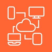 Cloud Computing Vector Icon