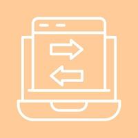 Data Transfer Vector Icon