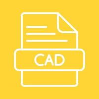 icono de vector de cad