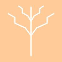 Tree with no leaves Vector Icon