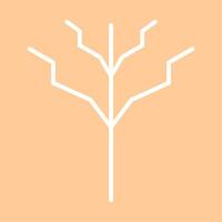 Tree with no leaves Vector Icon