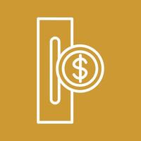 Slot for Coins Vector Icon