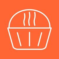 Cream Muffin Vector Icon