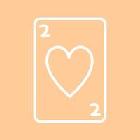 Hearts Card Vector Icon