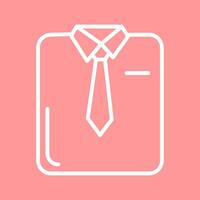 icono de vector de traje