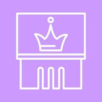 Crown Exhibit Vector Icon