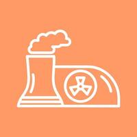 Nuclear Plant Vector Icon