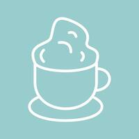 Creamy Coffee Vector Icon