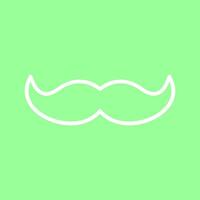 Bigote ii vector icono