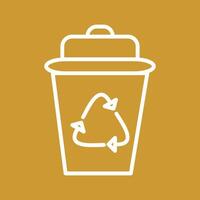 Recycle Bin Vector Icon