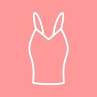 Ladies Vest Vector Icon