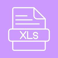 icono de vector xls