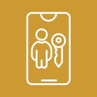 User Authentication Vector Icon