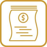 Dollar Bills Vector Icon