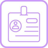 Identification Vector Icon
