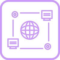 Computer Connection Vector Icon