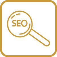 icono de vector de seo