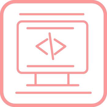 icono de vector de codificación