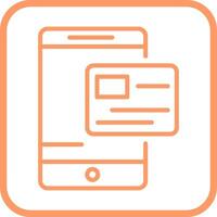 Pay via Card Vector Icon