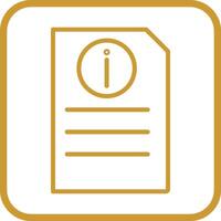 Information Document Vector Icon