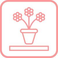 Flower Pot Vector Icon