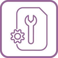 Document Setting Vector Icon
