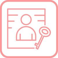 Business Key Vector Icon