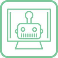 Artificial Bot Vector Icon