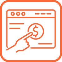 Pay Per Click Vector Icon