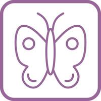 icono de vector de mariposa