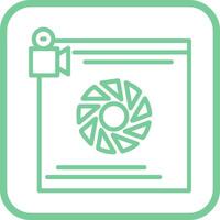 Camera Lens Vector Icon