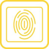 Fingerprint Vector Icon