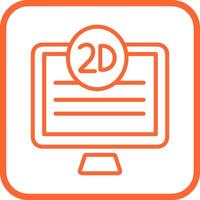 2D Quality Screen Vector Icon